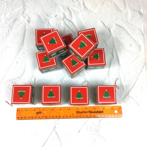 Christmas Boxes set of 12- 2” Small Ornaments - Picture 4 of 9